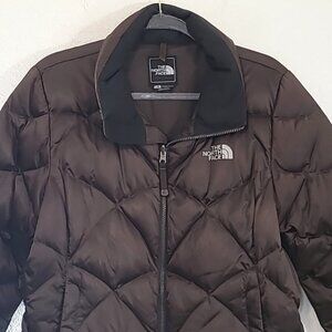 THE NORTH FACE Women's Puffer 550 Chocolate Brown Winter Jacket, size Large